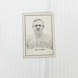Vintage 1950 Callahan Hall of Fame John McGraw Baseball Trading Card